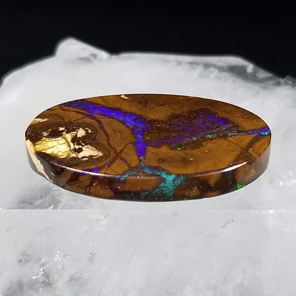 Australian Yowah Opal * 28.73 x 18.90 x 4.10mm * Double Sided boulder opal cab - Picture 4 of 13